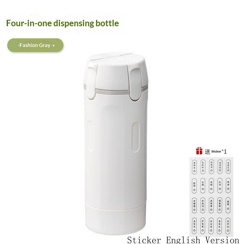 4-in-1 Leak-Proof Travel Dispenser Set