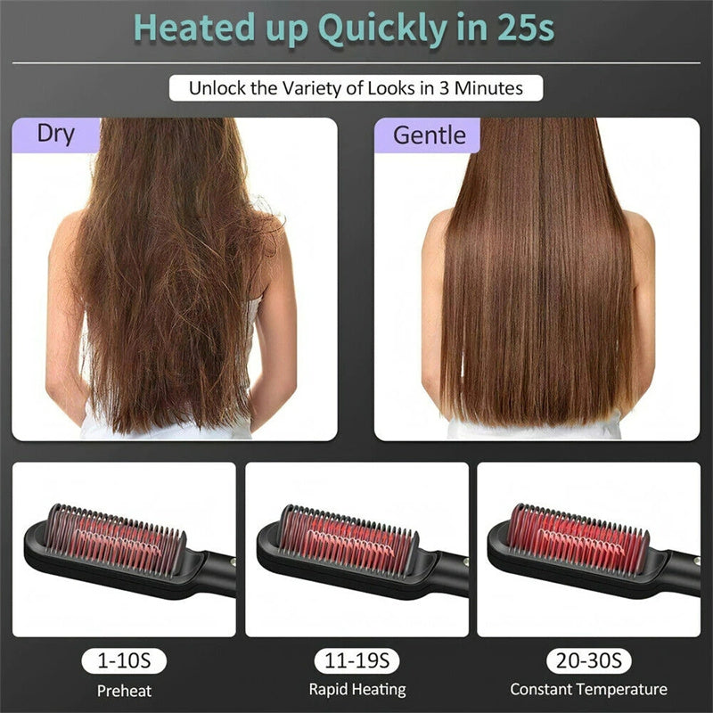 2-in-1 Hair Straightener & Curler
