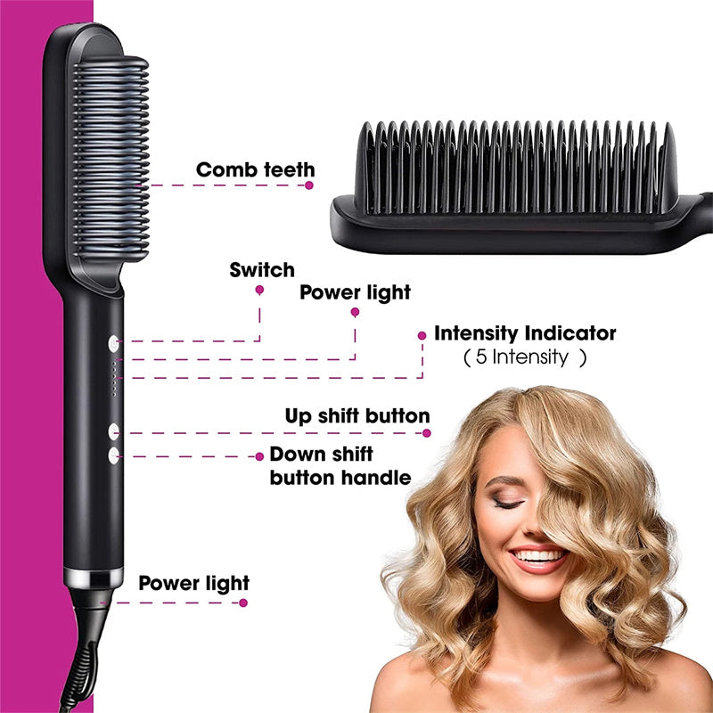 2-in-1 Hair Straightener & Curler