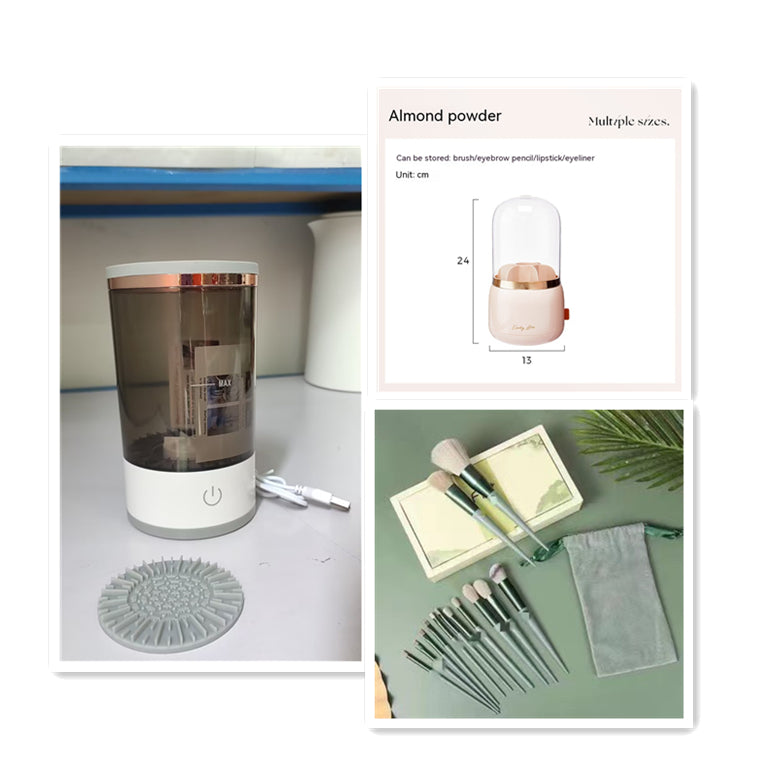 Electric Makeup Brush Cleaner — Deep Clean Every Brush in 30 Seconds